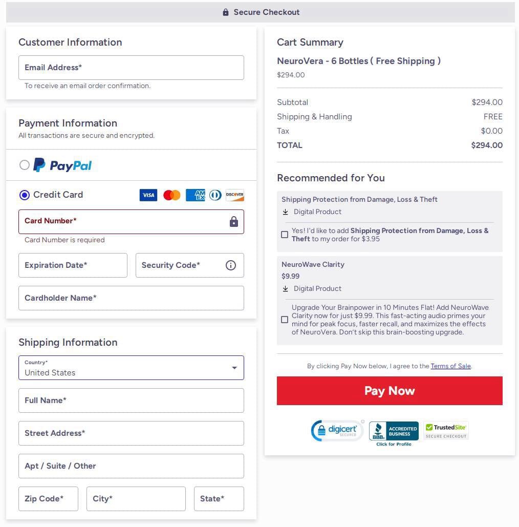 1 Day Neurovera Offer